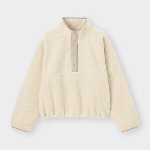 Faux Shearling Fleece Pullover